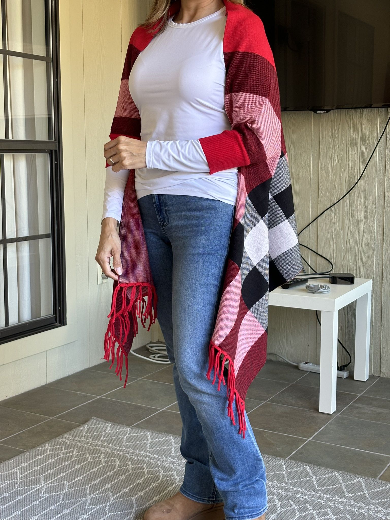 New Warm Sweater Shawl