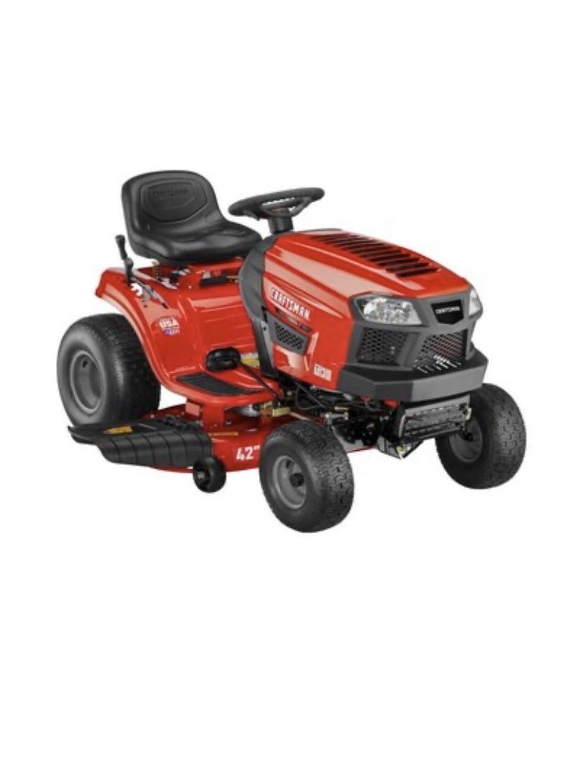 Riding Lawn Mower with Mulching Capability (Kit Sold Separately)