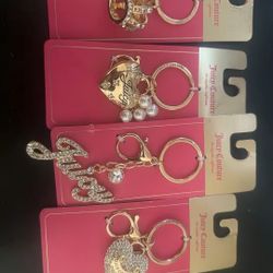 Juicy Couture Keychains / Bag Charms 