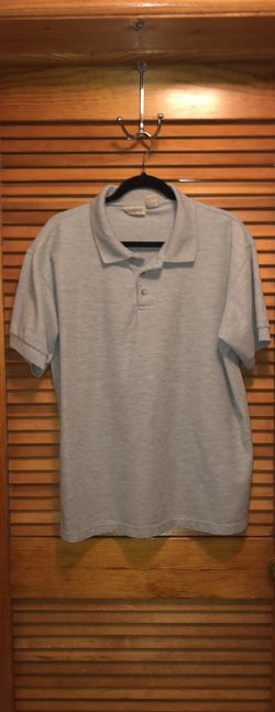 Men’s size large gray polo shirt
