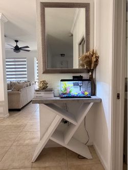 Geometric Console Table (moving sale)