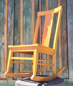 Birdseye maple rocking chair