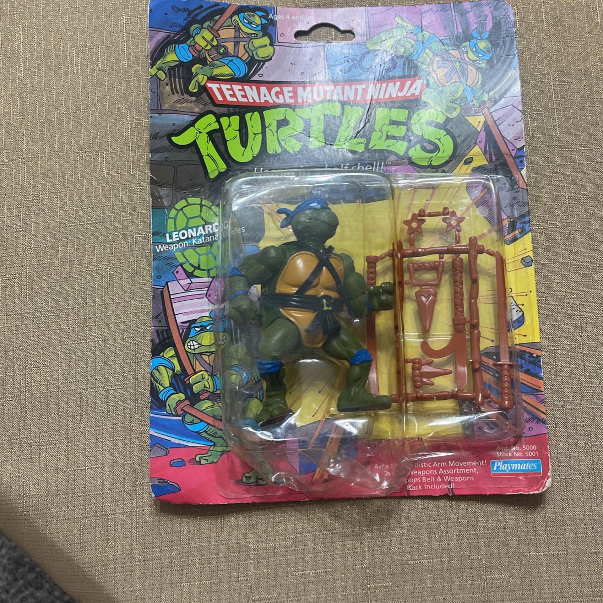Leonardo Teenage Mutant Ninja Turtles Sealed Original