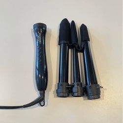 Curling Iron with 3 attachments
