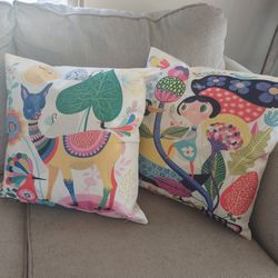 Whimsical Scandinavian Style Couch Cushions
