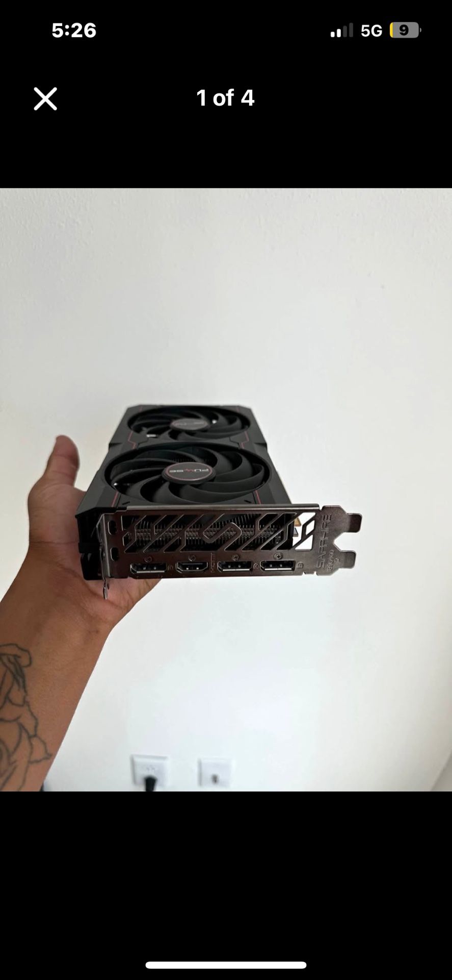 AMD sapphire pulse rx 6600 8gb GPU