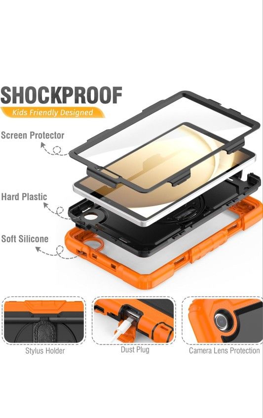HXCASEAC Case for Samsung Galaxy Tab A9 8.7 Inch for Samsung A9 Tablet SM-X110 SM-X115 SM-X117