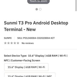 Grubbrr Self Ordering Kiosk Sunmi Brand $250