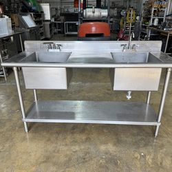 Stainless Steel Double Sink