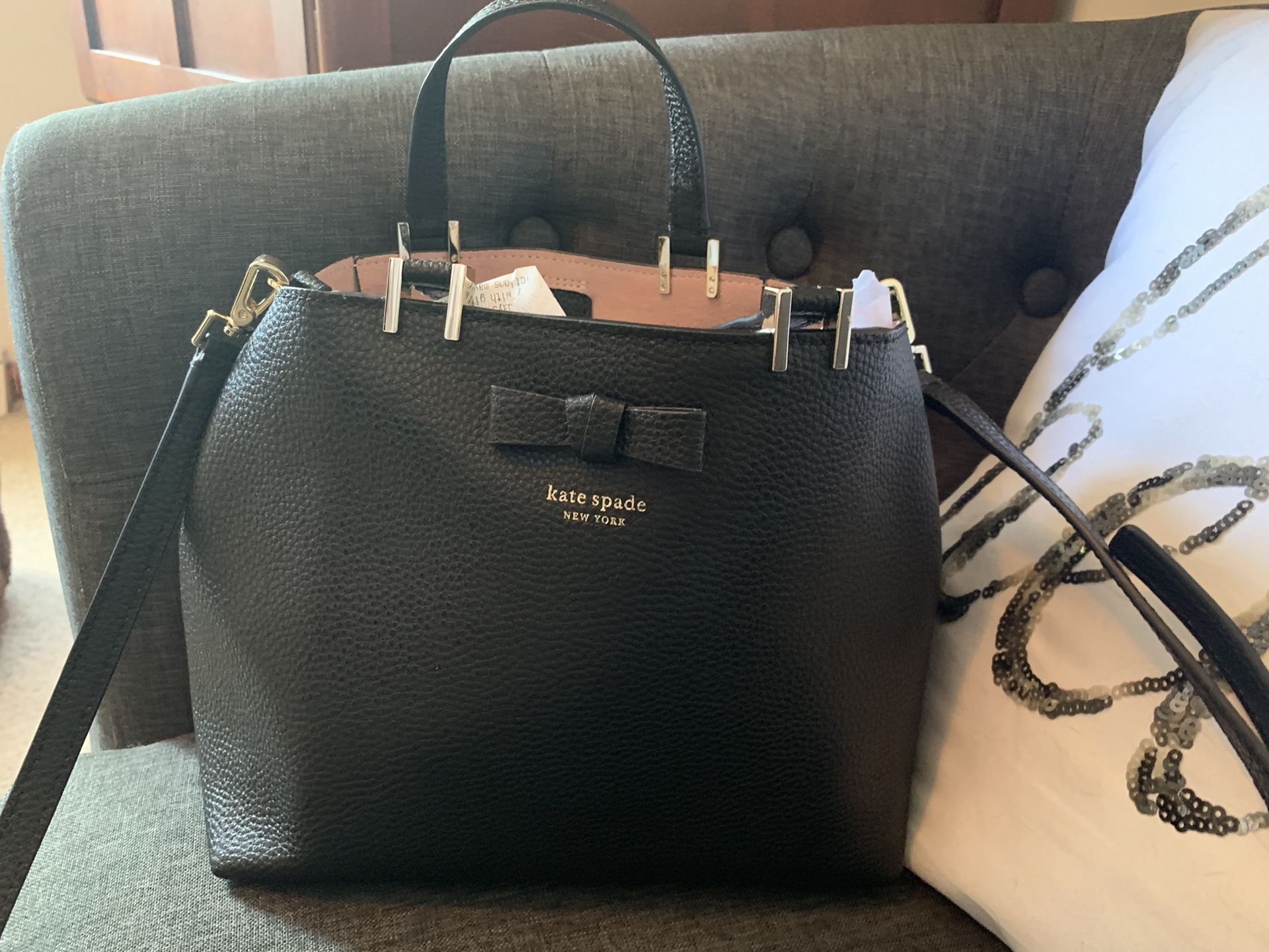 Like New Black Leather Kate Spade ♠️ Purse