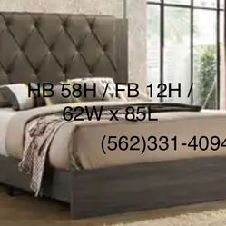 New Queen size bed with new mattress included