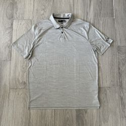 Oakley Hydrolix Polo Men’s XXL Grey Regular Fit Polyester
