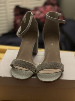 Silver Shoes Size 9