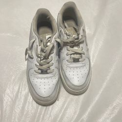 Mens All White Air Force 1 Lows