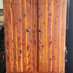 Vintage Wooden Armoire