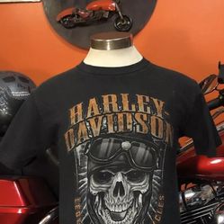 Harley Davidson T-shirt Small Men RACING BULL Durham , NORTH CAROLINA