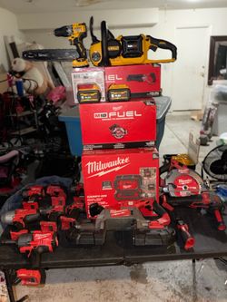 Milwaukee FUEL and DewaltFLEX VOLT  bundle
