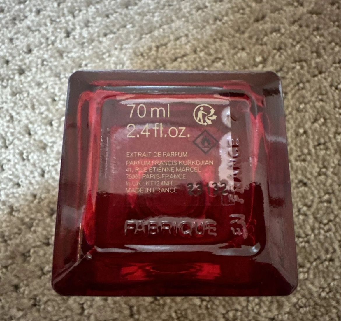 Bacarrat Rouge 540 Extrait De Parfum