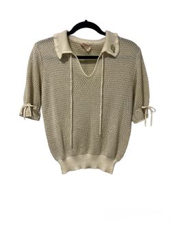 Vintage Cottagecore Knit Top (S)