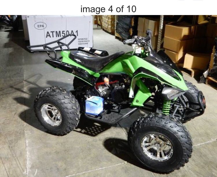 Brand new Coolster ATV’s and DirtBikes at Webb Road Flea Market