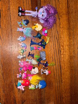 Trolls Mini Figures Mixed Lot