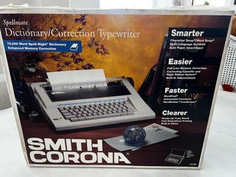 Smith Corona Spellmate dictionary/correction typewriter