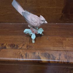 Lladro Figurine Cardinal Bird By Miquel Angel Santaeulalia 2005 Retired