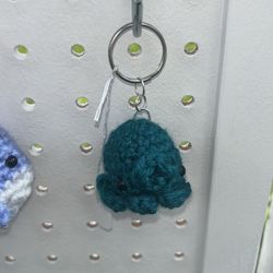 Crochet Octopus Keychain