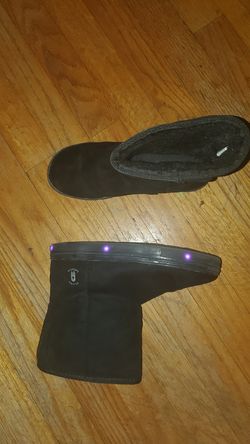 Girls Light up boot size 3