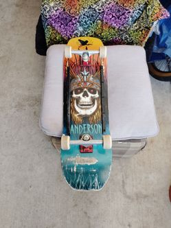 Andy Anderson 9.13 flight skateboard deck with rails only...$85 firm cash