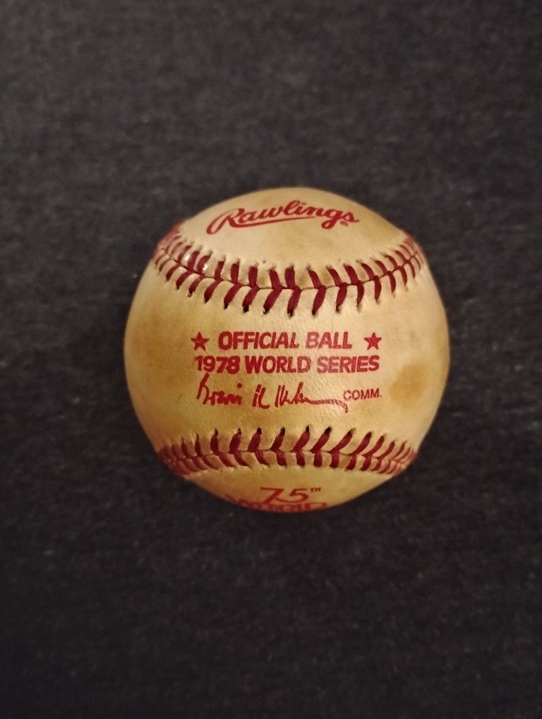 1978 Used World Series Game Ball