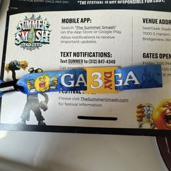 Summer Smash 3 Day Wristband 