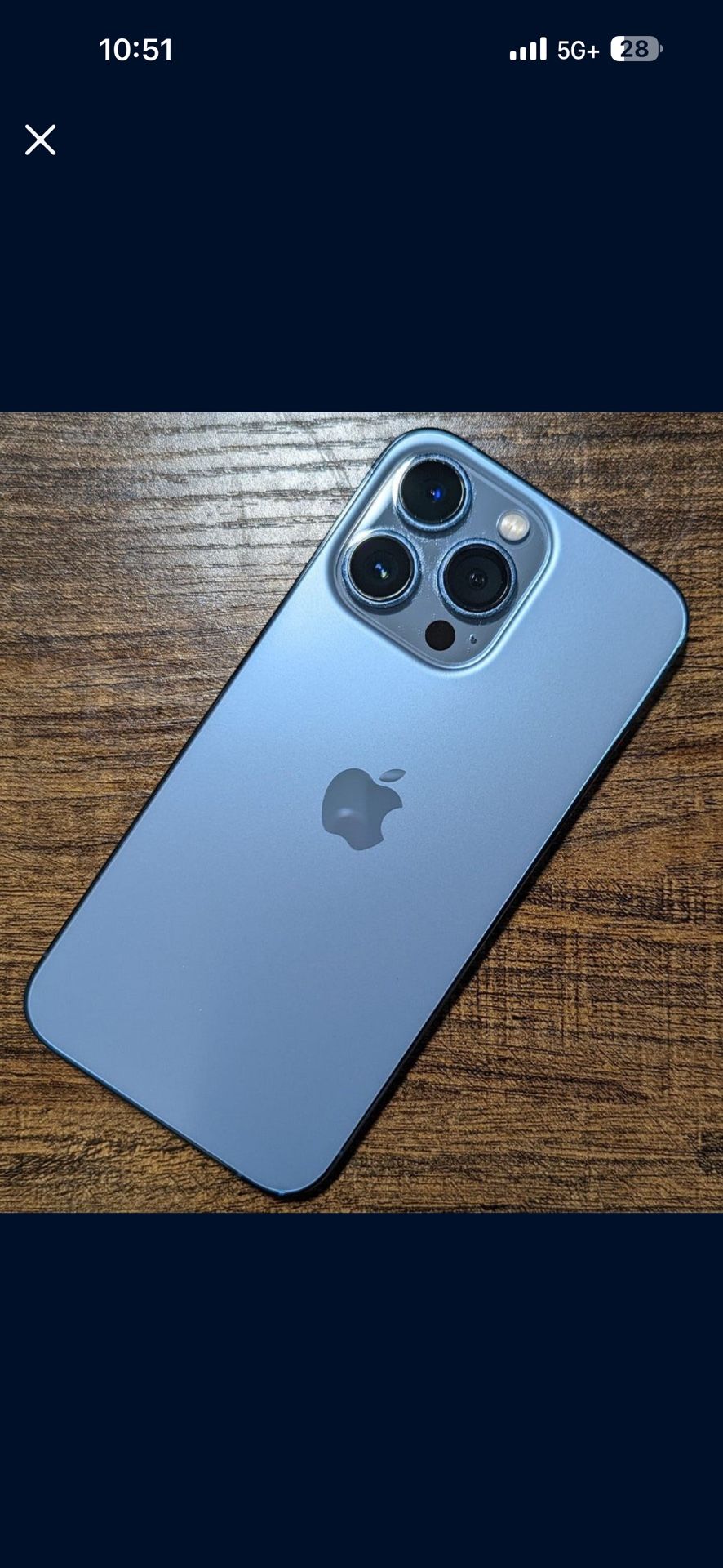 AT&T iPhone 15 Pro Max 256gb $420 Blue