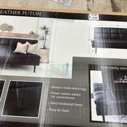 Leather Futon