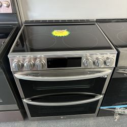 New Scratch And Dent Lg Double Oven Range One Year Warranty