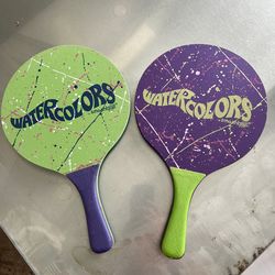 Smashball Watercolors Beach Paddle Set – Retro Colors