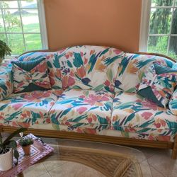  Rattan Couch