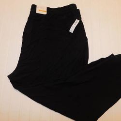 NWT Old Navy Womens XXL Black Mid-Rise Stretch Crepe Straight Pants 