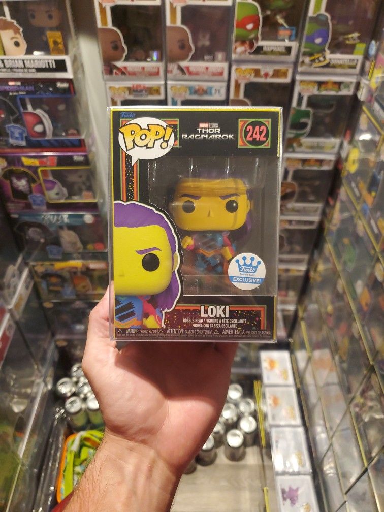 Funko Pop! Marvel Thor Ragnarok Loki Blacklight (Funko Exclusive) 242