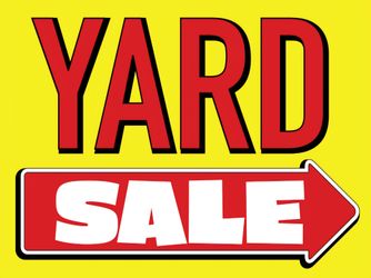 Yard Sale Saturday may 16th & sunday may 17th.( 8am to 2pm)