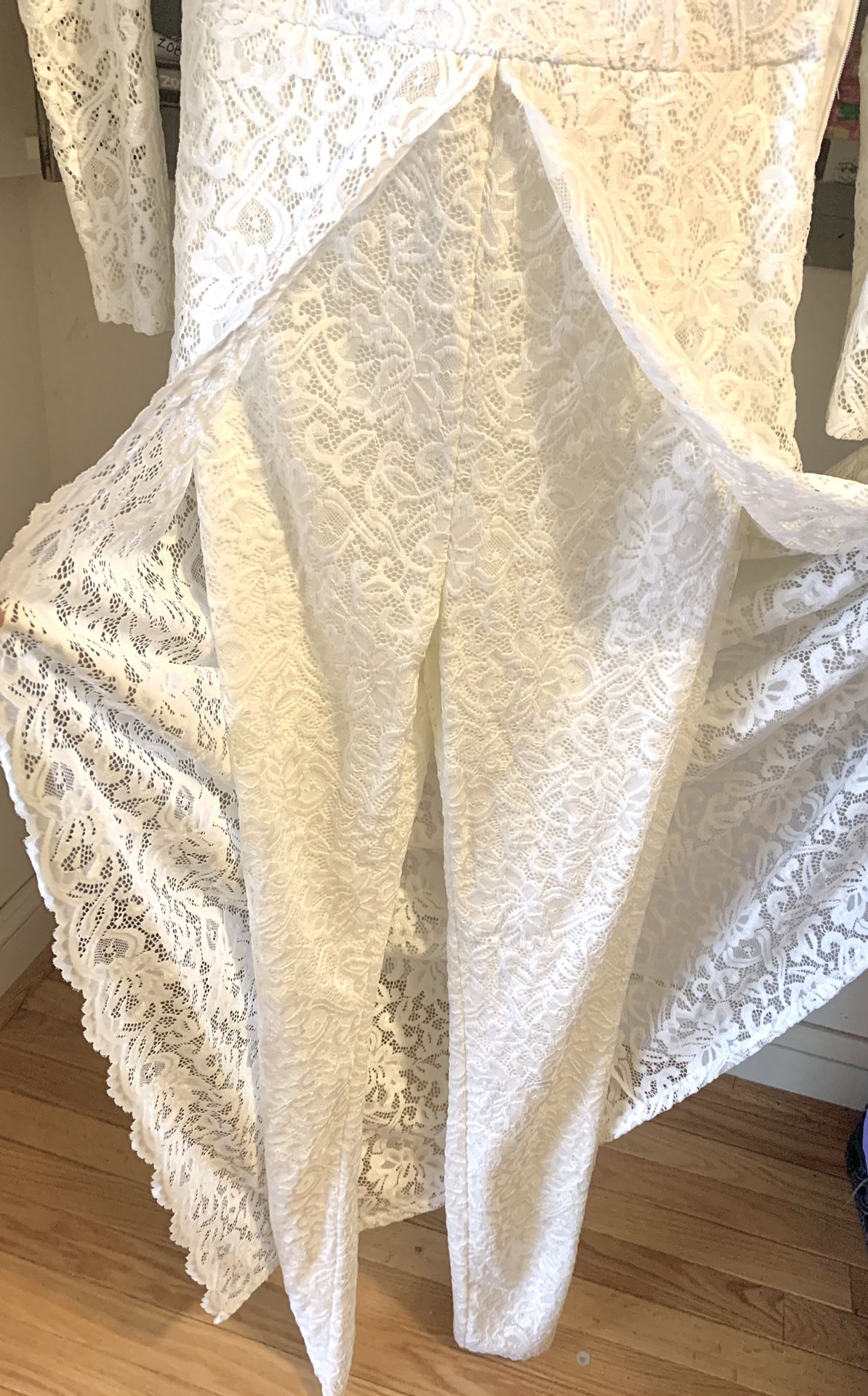 Wedding Dress- Lace Romper 