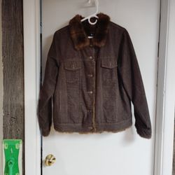 Denim & Company Size Large New Jacket