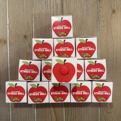 NIB Apple Shaped Stress Ball