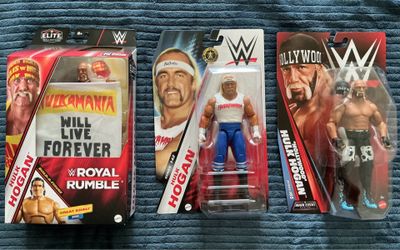 Hulk Hogan Lot of 3 figures