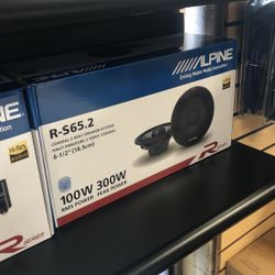 Alpine Type R 6.5 Inch Speakers On Sale Today! 