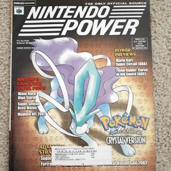 Nintendo Power Volume 147 Magazine Pokemon Crystal Issue w/ Tomb Raider Poster