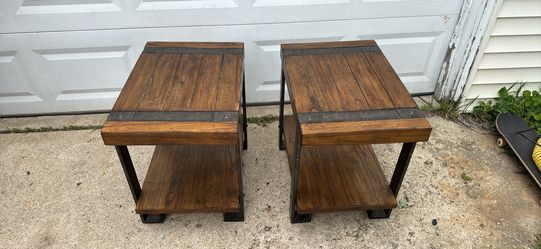 Pair of Side Tables 26” X 18” X 24” Approximately