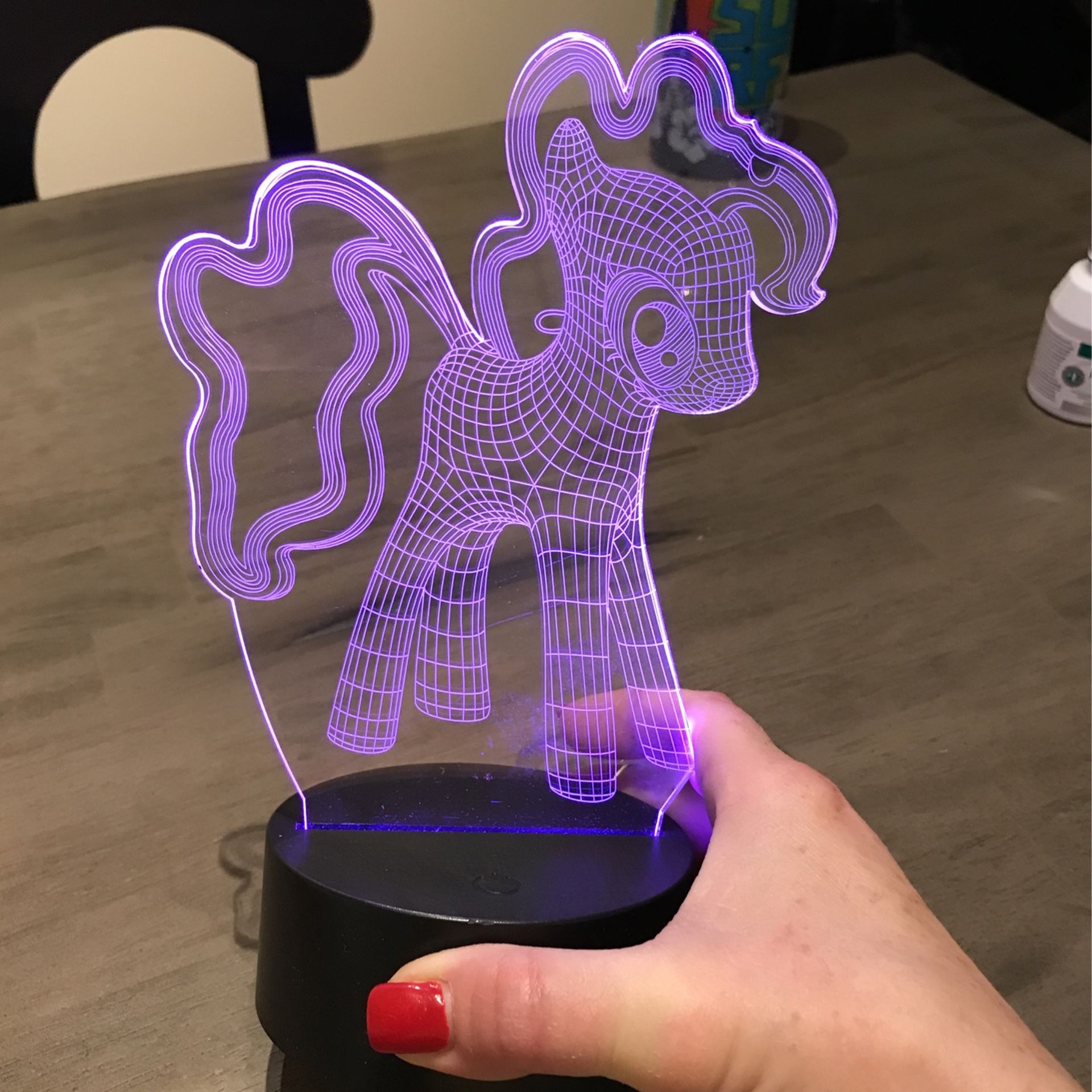 Pinkie Pie!!! MLP - My Little Pony Nightlight w/ Remote 12 Colors Equestria Ponies