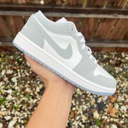 Jordan 1 Low Wolf Grey (Size 5, 6, 6.5)