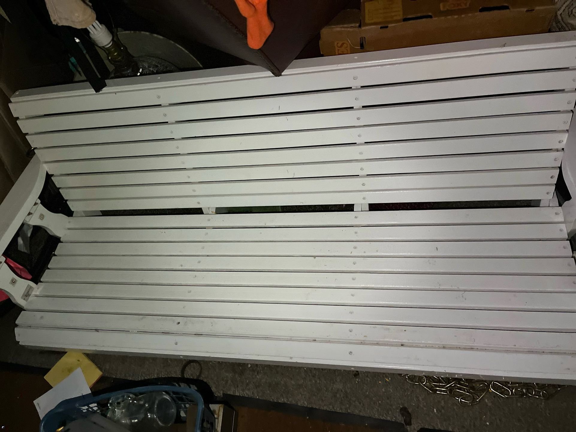 White Porch Swing